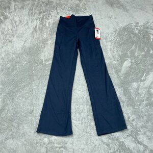 Jockey Womens Studio Flare Pant Medium Neo Navy Blend NWT 6338